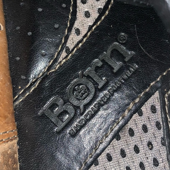 Born Womens Palmera Brown Leather Handcrafted Lace Up Oxford Shoes size 6 - Picture 11 of 12